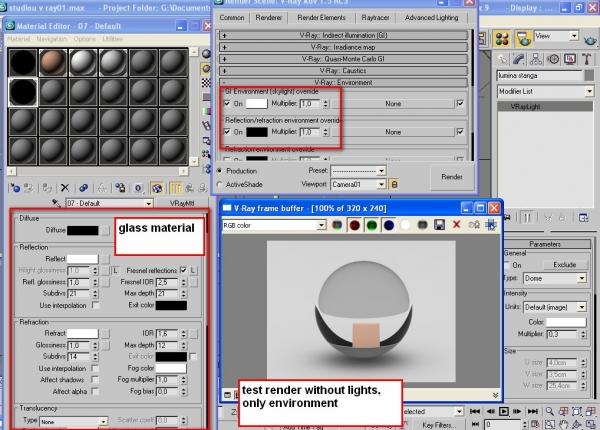 Creation of The glass ball: Step 3